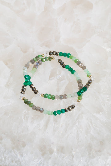 Green ombre bracelet